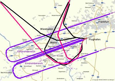 An- und Abflugrouten belasten Westanlieger